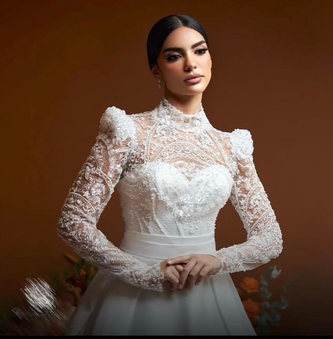 فستان زفاف ايطالي براند DOVITA من محلات بسمه الجزائرية