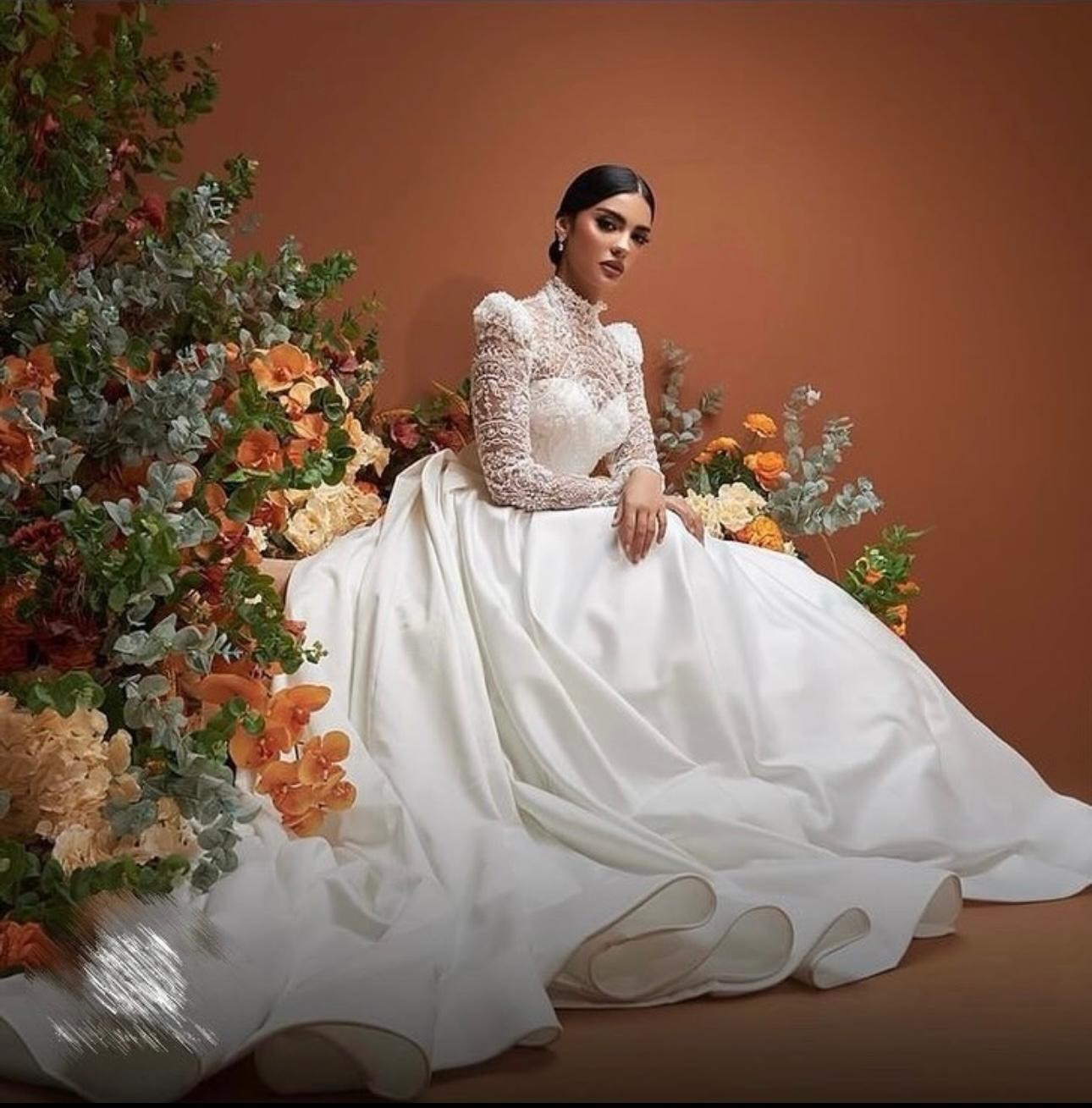 فستان زفاف ايطالي براند DOVITA من محلات بسمه الجزائرية